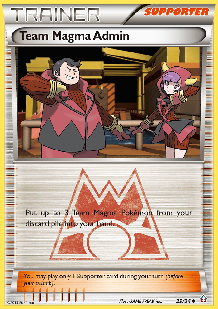 Team Magma Admin (29/34) [XY: Double Crisis] | Good Games Adelaide SA