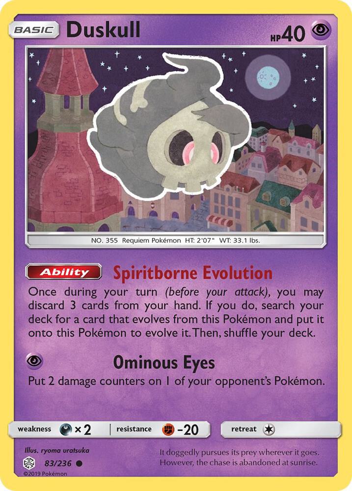 Duskull 83/236 (SM - Cosmic Eclipse)  | Good Games Adelaide SA