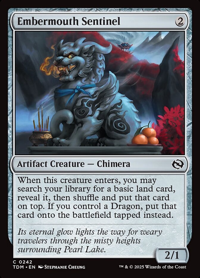 Embermouth Sentinel 242 (Tarkir: Dragonstorm)  | Good Games Adelaide SA
