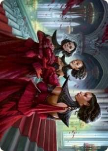 Olivias Attendants Art Card 47 (Art Series: Innistrad: Crimson Vow)  | Good Games Adelaide SA