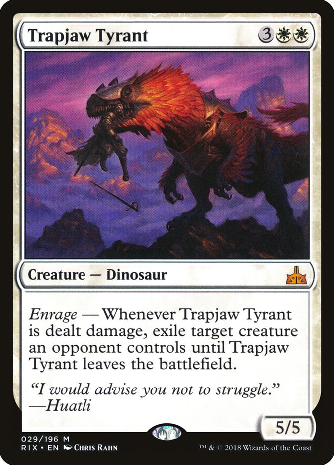 Trapjaw Tyrant [Rivals of Ixalan] | Good Games Adelaide SA