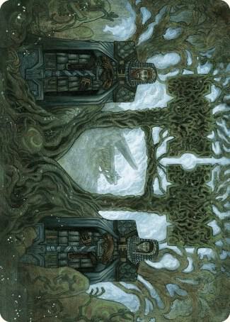 Court of Garenbrig Art Card 54 (Art Series: Wilds of Eldraine)  | Good Games Adelaide SA