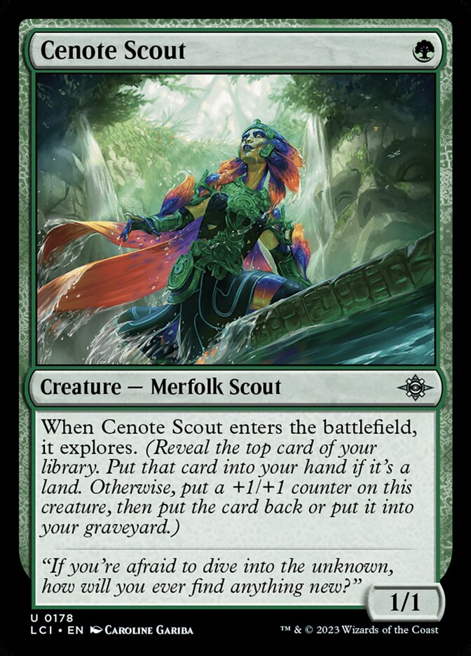Cenote Scout 178 (The Lost Caverns of Ixalan)  - Foil | Good Games Adelaide SA