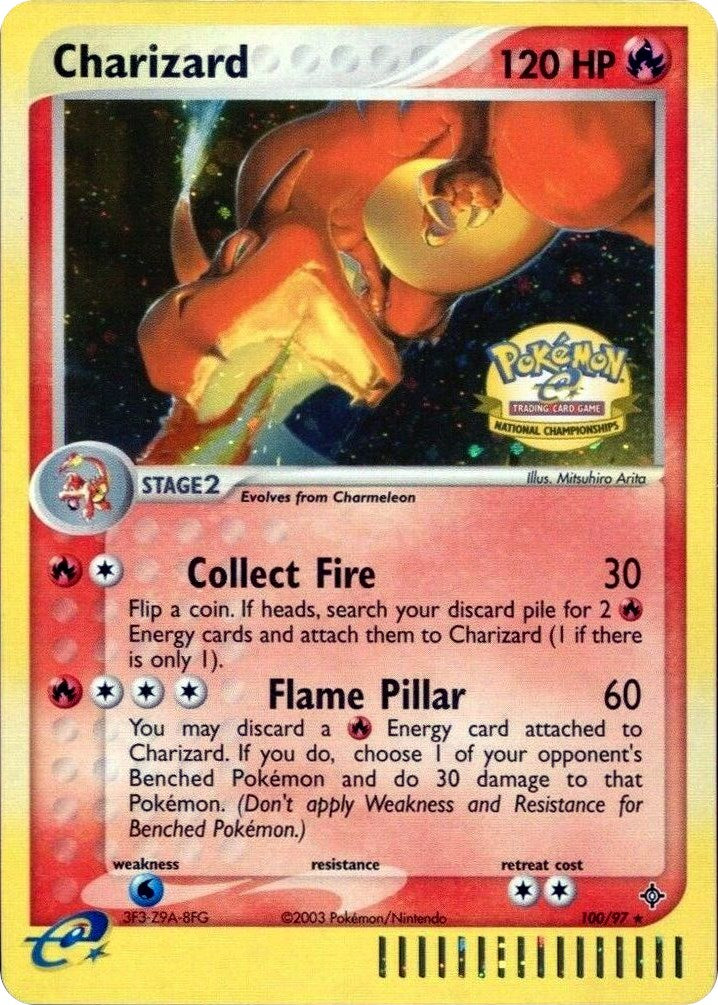 Charizard (100/097) (National Championships) [League & Championship Cards] | Good Games Adelaide SA