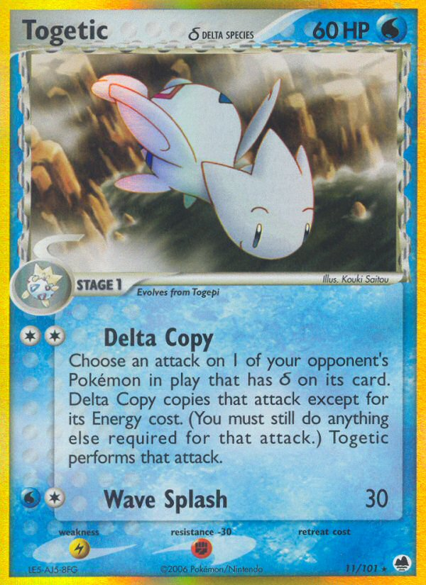 Togetic (11/101) (Delta Species) [EX: Dragon Frontiers] | Good Games Adelaide SA