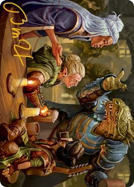 You Meet in a Tavern Art Card Gold Stamped Signature 49 (Art Series: Adventures in the Forgotten Realms)  | Good Games Adelaide SA