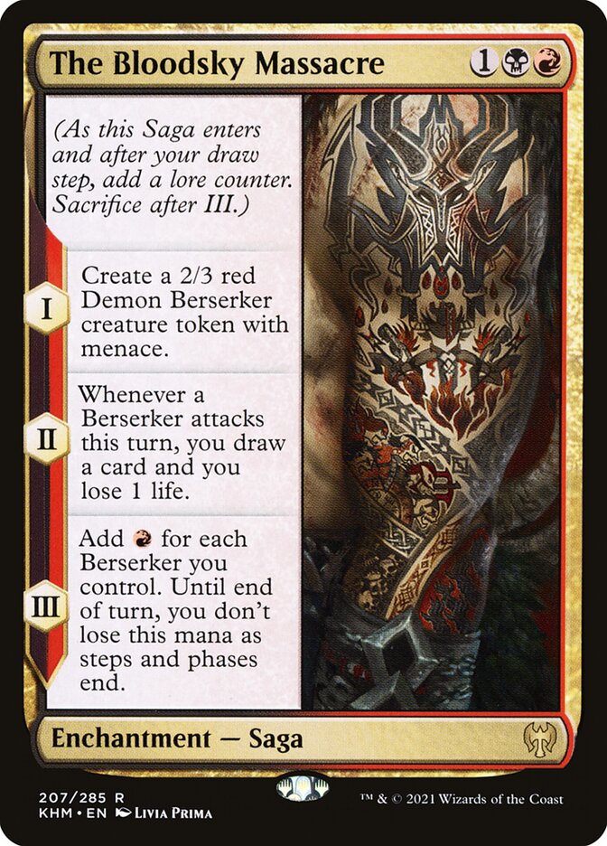 The Bloodsky Massacre 207 (Kaldheim)  - Foil | Good Games Adelaide SA