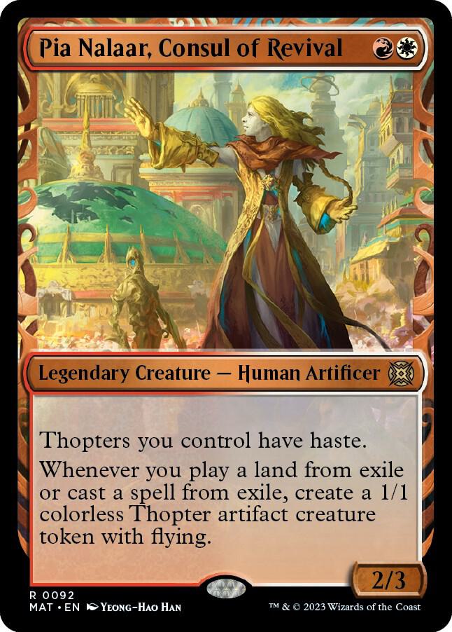 Pia Nalaar, Consul of Revival 92 (March of the Machine: The Aftermath)  - Showcase Foil | Good Games Adelaide SA