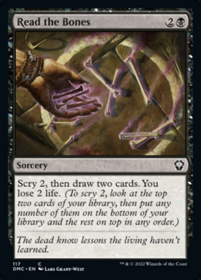 Read the Bones [Dominaria United Commander] | Good Games Adelaide SA