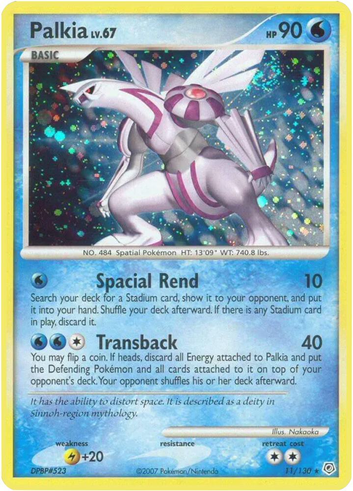 Palkia 11/130 (Diamond and Pearl)  - Holofoil | Good Games Adelaide SA