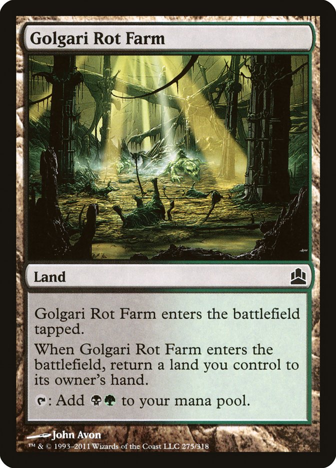 Golgari Rot Farm [Commander 2011] | Good Games Adelaide SA