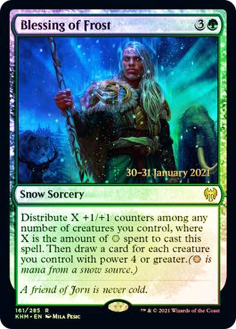 Blessing of Frost  [Kaldheim Prerelease Promos] | Good Games Adelaide SA