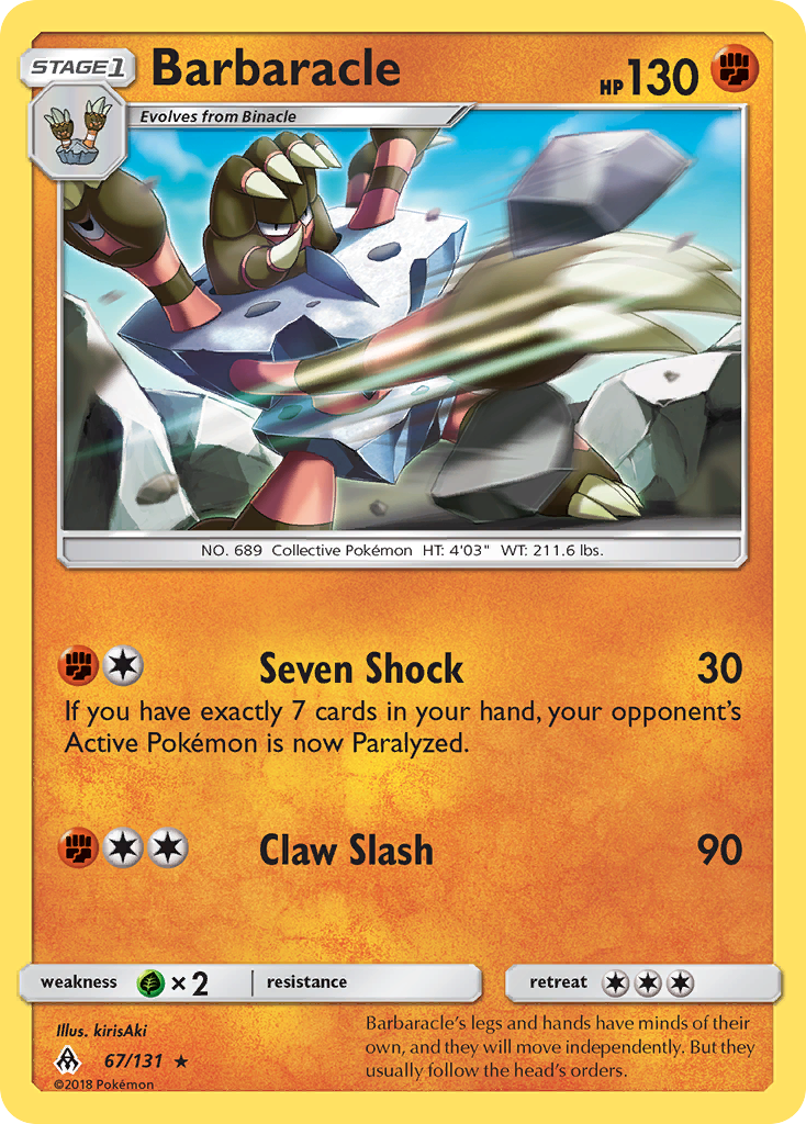 Barbaracle (67/131) [Sun & Moon: Forbidden Light] | Good Games Adelaide SA
