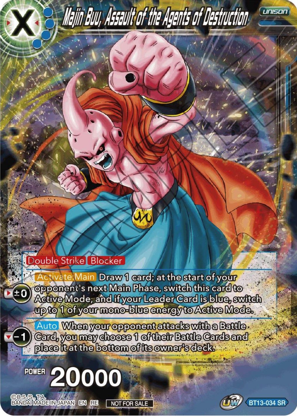 Majin Buu, Assault of the Agents of Destruction (Championship Selection Pack 2023 Vol.1) (BT13-034) [Tournament Promotion Cards] | Good Games Adelaide SA