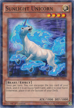 Sunlight Unicorn [BP03-EN064] Shatterfoil Rare | Good Games Adelaide SA