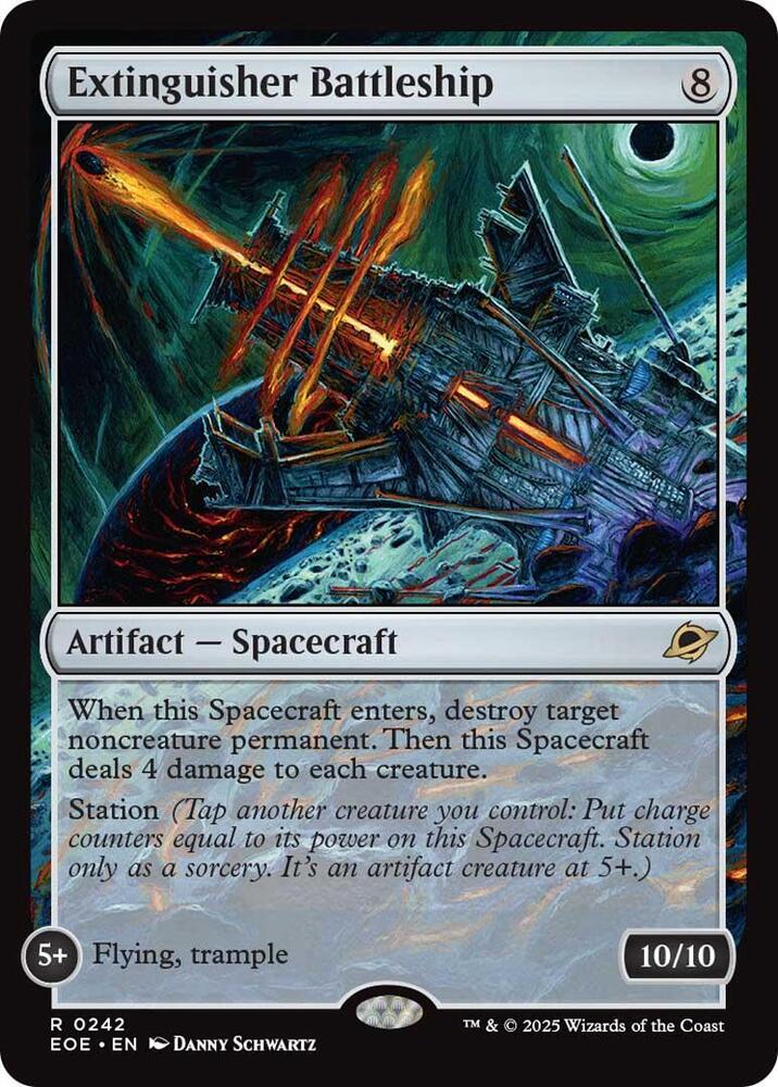 Extinguisher Battleship 242 (Edge of Eternities)  - Foil | Good Games Adelaide SA