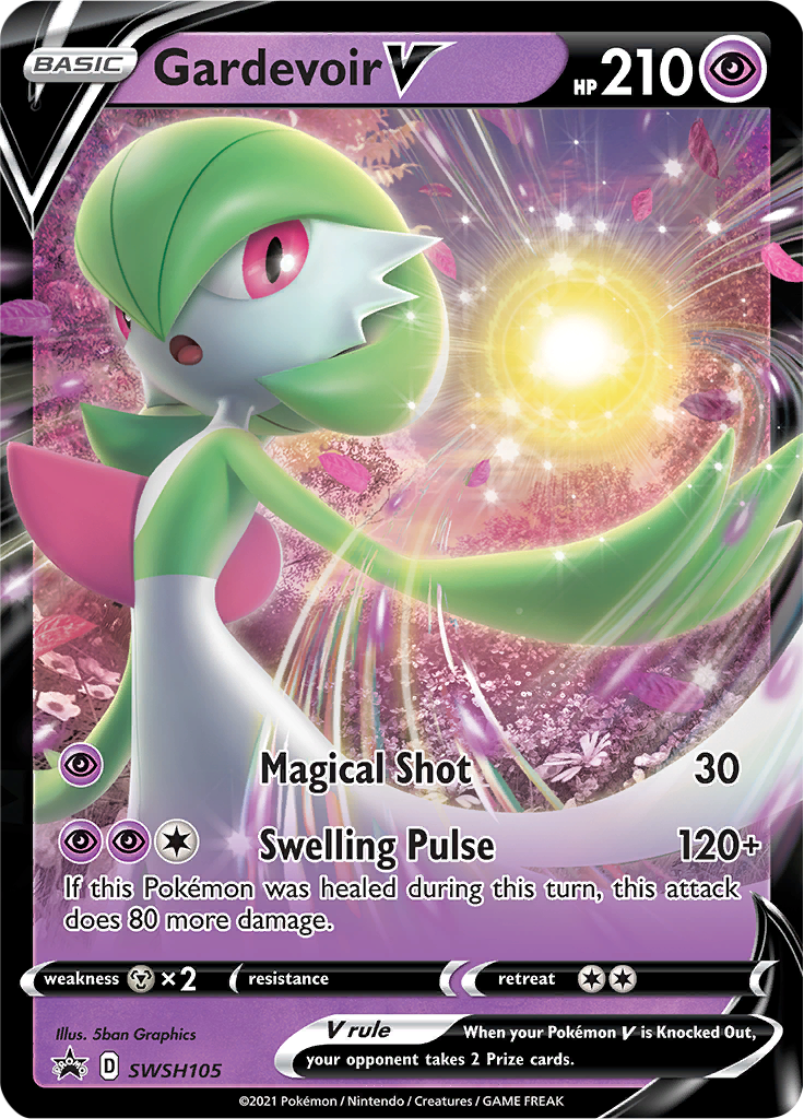Gardevoir V (SWSH105) [Sword & Shield: Black Star Promos] | Good Games Adelaide SA