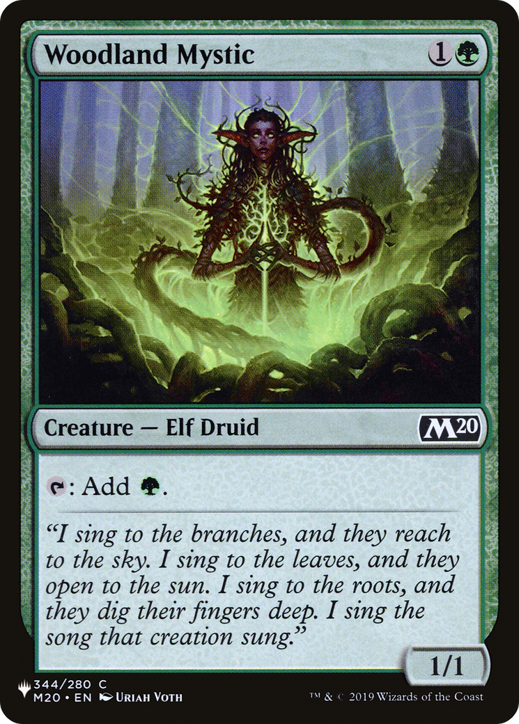 Woodland Mystic [The List Reprints] | Good Games Adelaide SA
