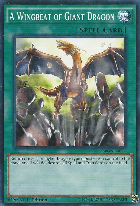 A Wingbeat of Giant Dragon [SR02-EN027] Common | Good Games Adelaide SA