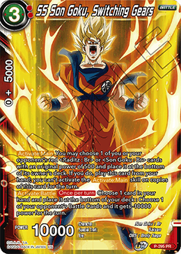 SS Son Goku, Switching Gears (P-295) [Tournament Promotion Cards] | Good Games Adelaide SA