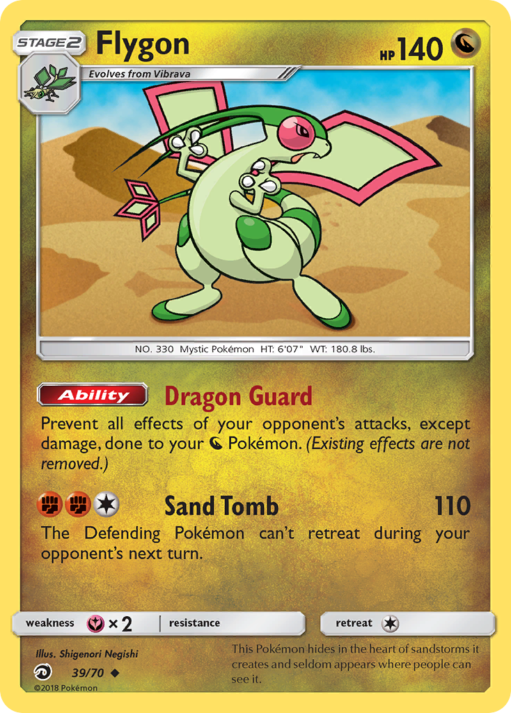 Flygon (39/70) [Sun & Moon: Dragon Majesty] | Good Games Adelaide SA