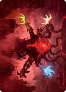 Omnath Locus of All Art Card 51 81 51 (Art Series: March of the Machine)  | Good Games Adelaide SA