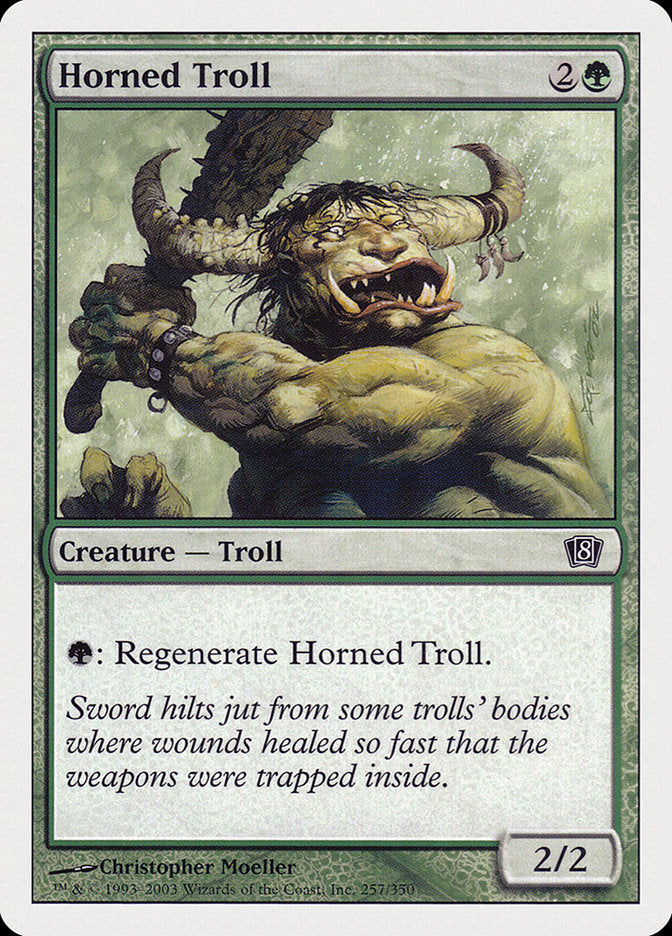 Horned Troll [Eighth Edition] | Good Games Adelaide SA