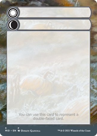Helper Card (8/9) [Innistrad: Midnight Hunt Tokens] | Good Games Adelaide SA