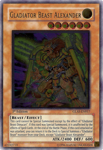 Gladiator Beast Alexander [GLAS-EN017] Ultimate Rare | Good Games Adelaide SA