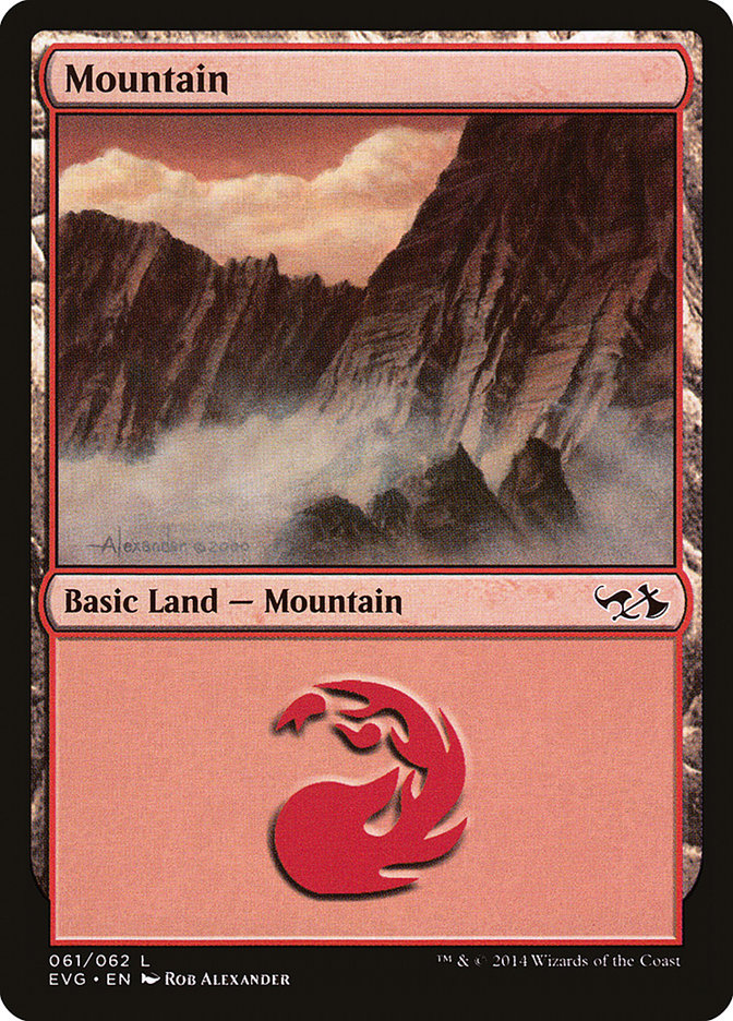 Mountain (61) (Elves vs. Goblins) [Duel Decks Anthology] | Good Games Adelaide SA
