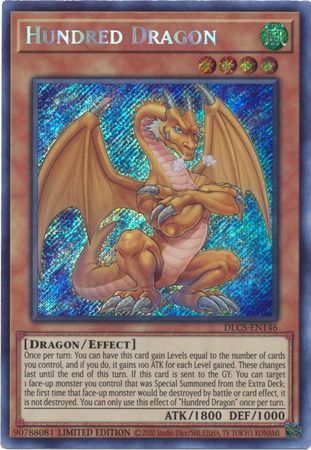 Hundred Dragon [DLCS-EN146] Secret Rare | Good Games Adelaide SA