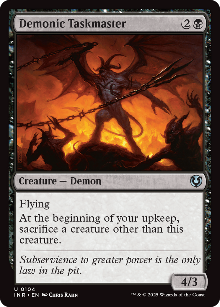 Demonic Taskmaster [Innistrad Remastered] | Good Games Adelaide SA