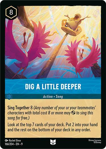 Dig a Little Deeper 166/204 (Fabled)  - Cold Foil | Good Games Adelaide SA