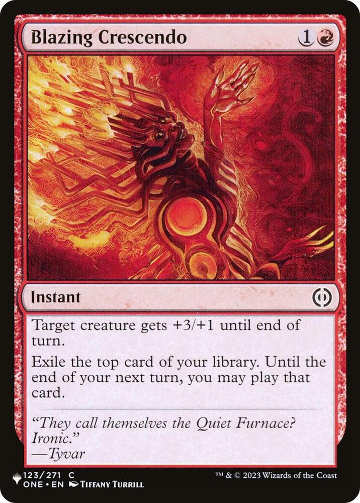 Blazing Crescendo 123/271 (The List Reprints)  | Good Games Adelaide SA