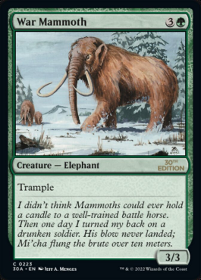 War Mammoth [30th Anniversary Edition] | Good Games Adelaide SA