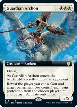 Guardian Archon Extended Art 344 (Commander 2021)  | Good Games Adelaide SA