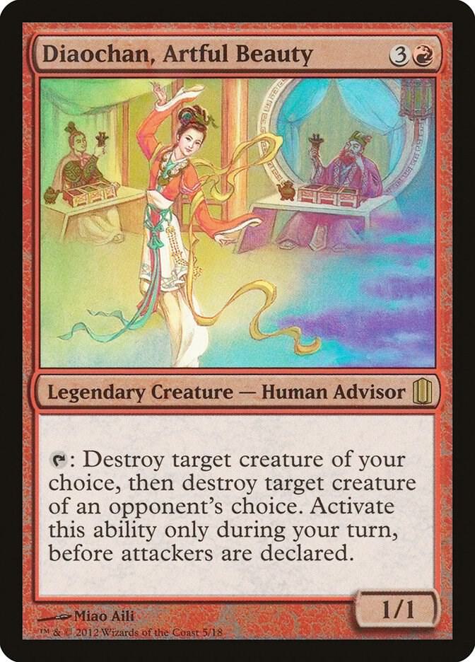 Diaochan Artful Beauty 5 (Commander's Arsenal)  - Foil | Good Games Adelaide SA