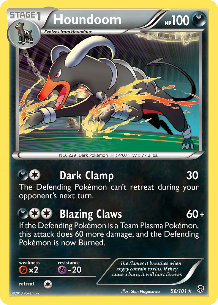 Houndoom (56/101) [Black & White: Plasma Blast] | Good Games Adelaide SA
