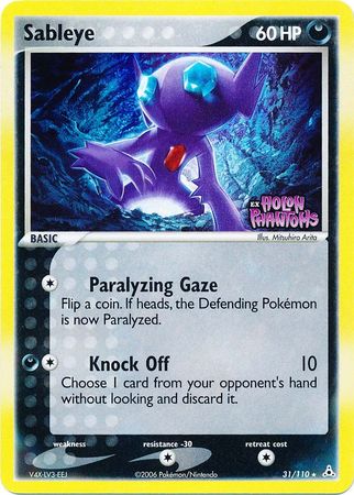 Sableye (31/110) (Stamped) [EX: Holon Phantoms] | Good Games Adelaide SA