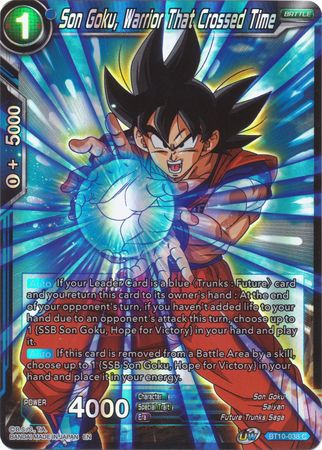 Son Goku, Warrior That Crossed Time (BT10-038) [Rise of the Unison Warrior 2nd Edition] | Good Games Adelaide SA