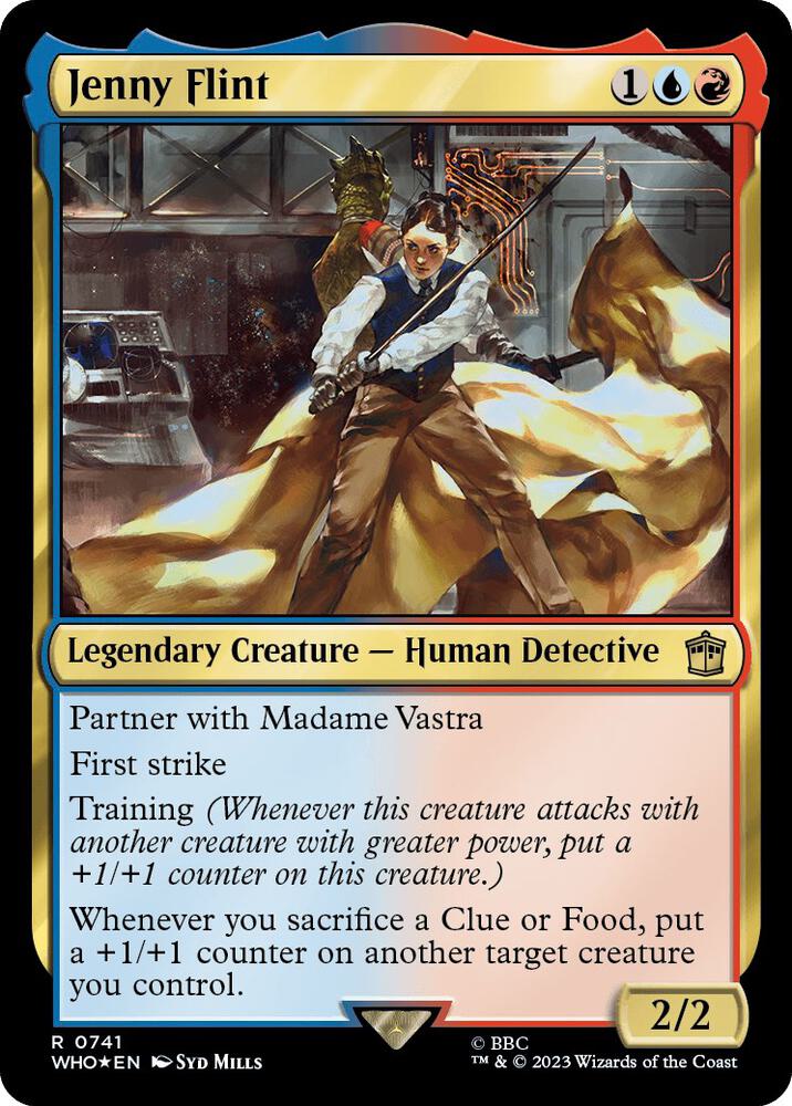 Jenny Flint 741 (Universes Beyond: Doctor Who)  - Foil | Good Games Adelaide SA