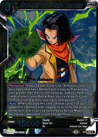 Android 17, Titan Toppler (Universal Onslaught) [BT9-056] | Good Games Adelaide SA