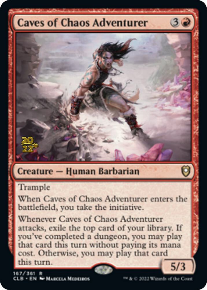 Caves of Chaos Adventurer 167 (Prerelease Cards)  - Foil | Good Games Adelaide SA