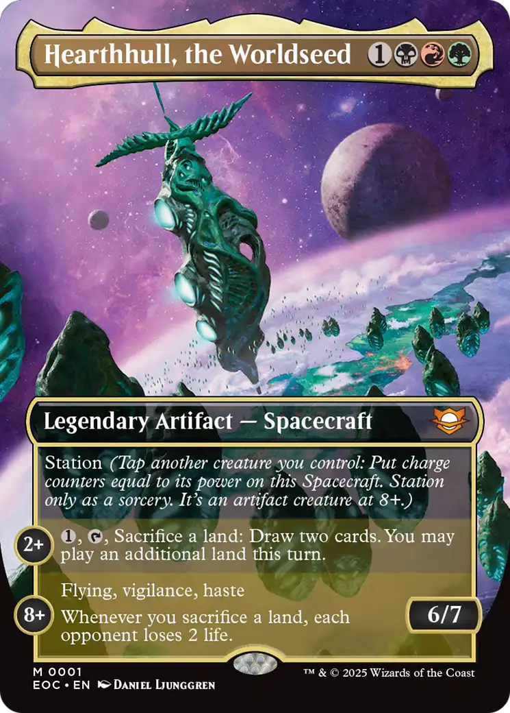 Hearthhull, the Worldseed (Borderless) [Edge of Eternities Commander] | Good Games Adelaide SA