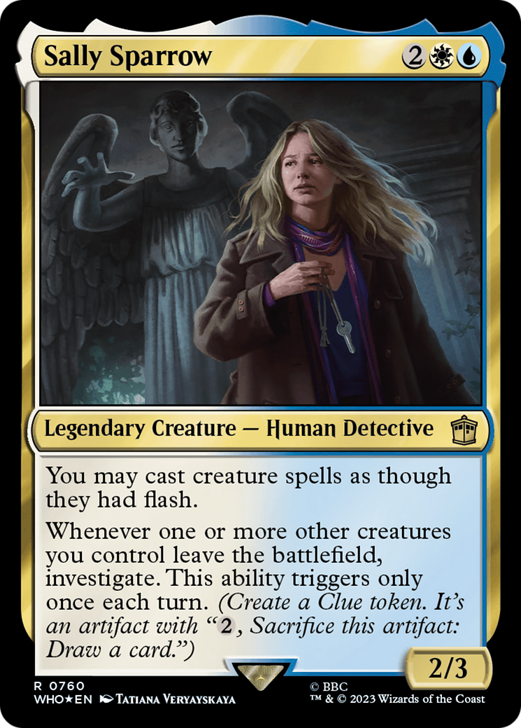 Sally Sparrow (Surge Foil) [Doctor Who] | Good Games Adelaide SA