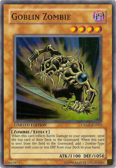 Goblin Zombie [CRMS-ENSE2] Super Rare | Good Games Adelaide SA