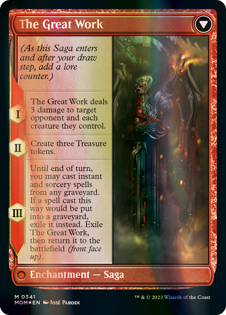 Urabrask // The Great Work (Serialized) [March of the Machine] | Good Games Adelaide SA