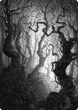 Forest 2 Art Card [Innistrad: Midnight Hunt Art Series] | Good Games Adelaide SA