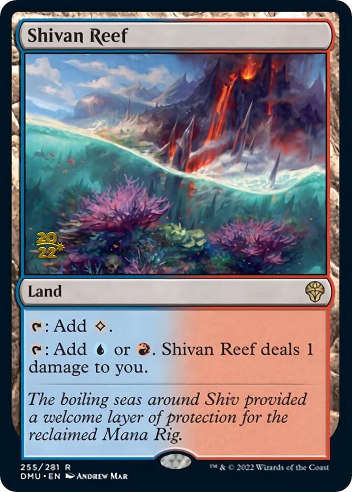 Shivan Reef 255 (Prerelease Cards)  - Foil | Good Games Adelaide SA