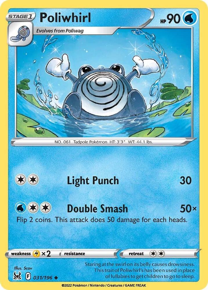 Poliwhirl 031/196 (SWSH11: Lost Origin)  | Good Games Adelaide SA